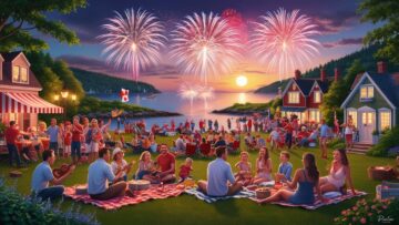 Canada Day Festivities Light Up Pender Island