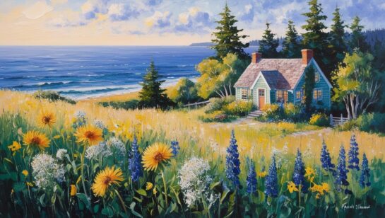 Pender Island's Landscapes Inspire Local Artists